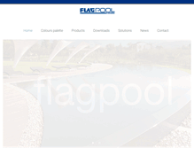 Tablet Screenshot of flagpool.com
